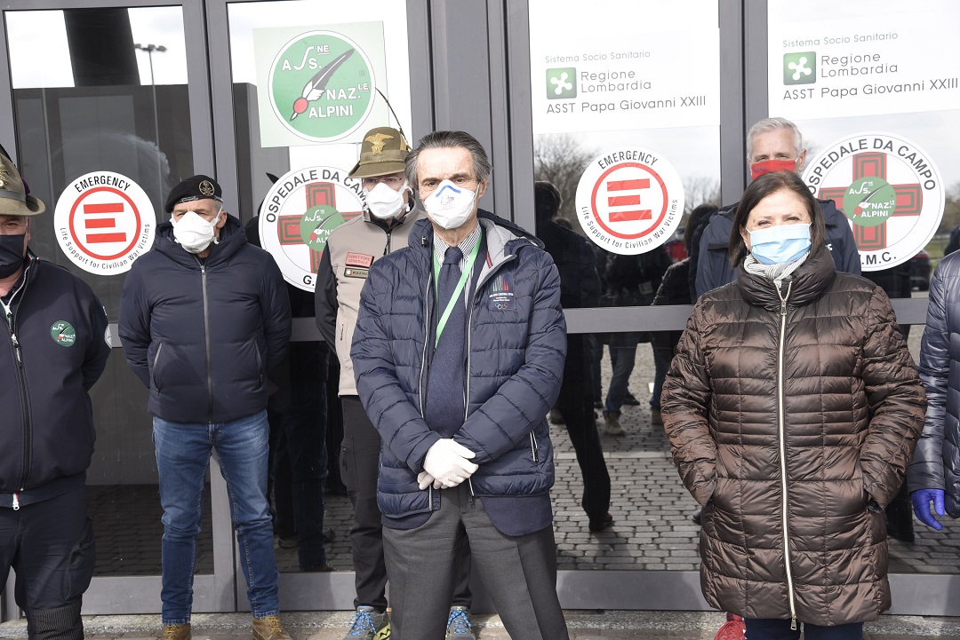 coronavirus fiera bergamo ospedale