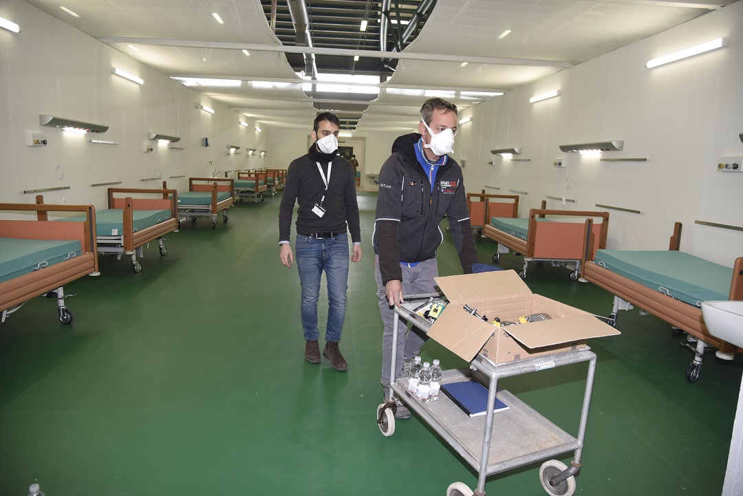 coronavirus fiera bergamo ospedale