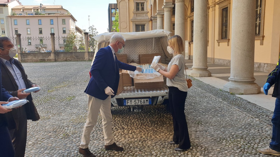 coronavirus mascherine tpl bergamo