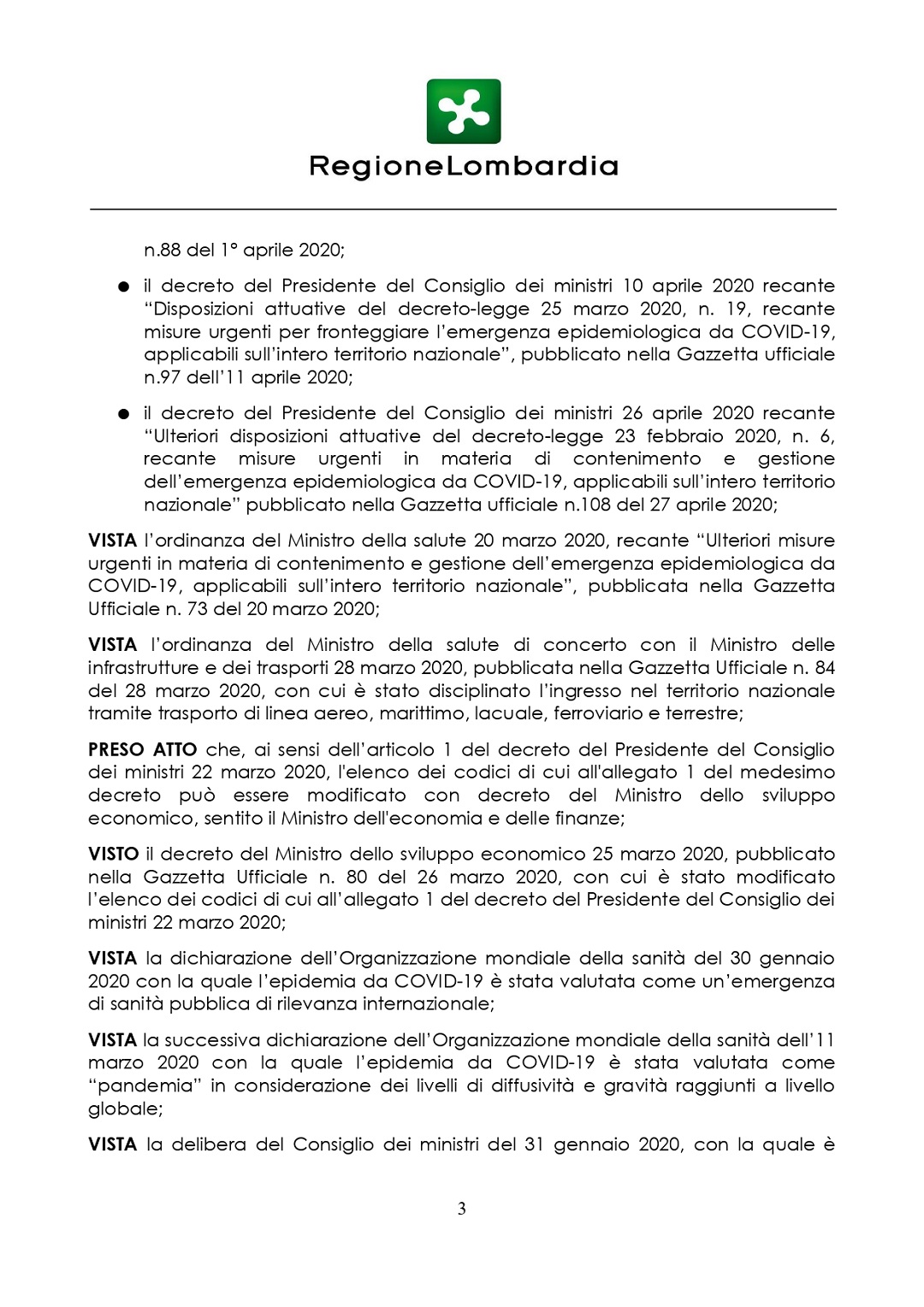 coronavirus nuova ordinanza fase2