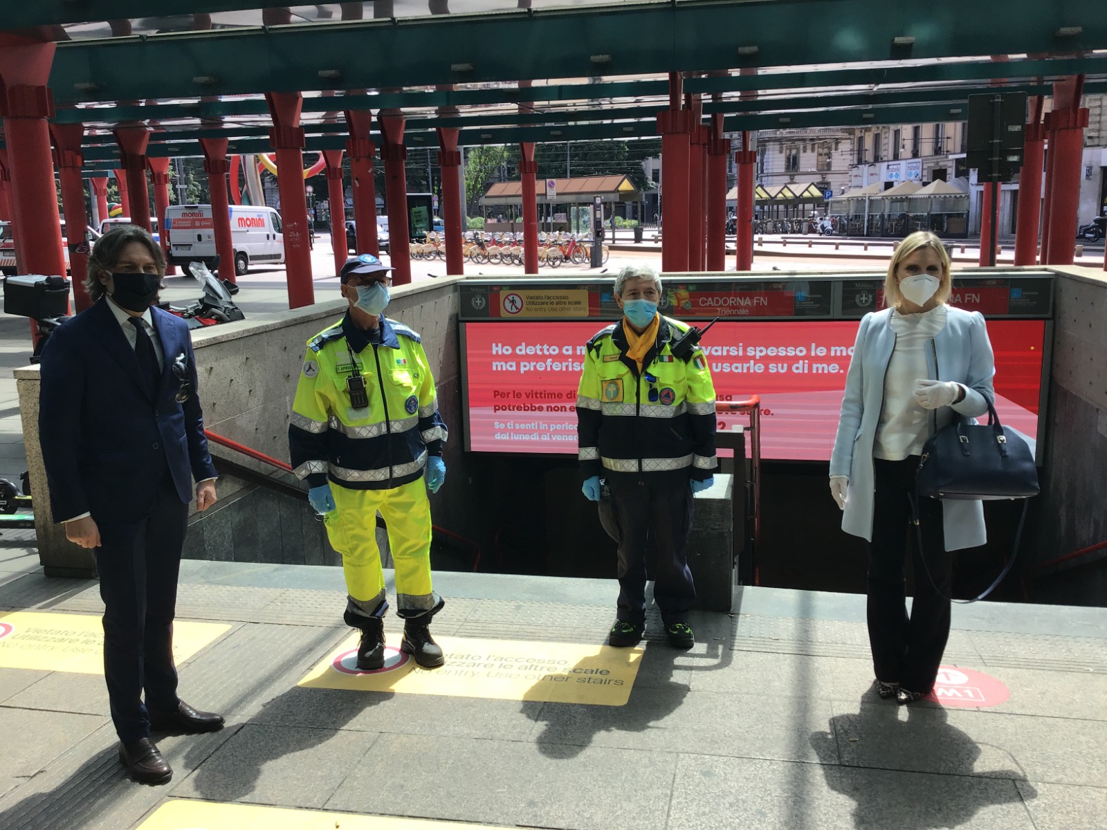 Treni mascherine passeggeri