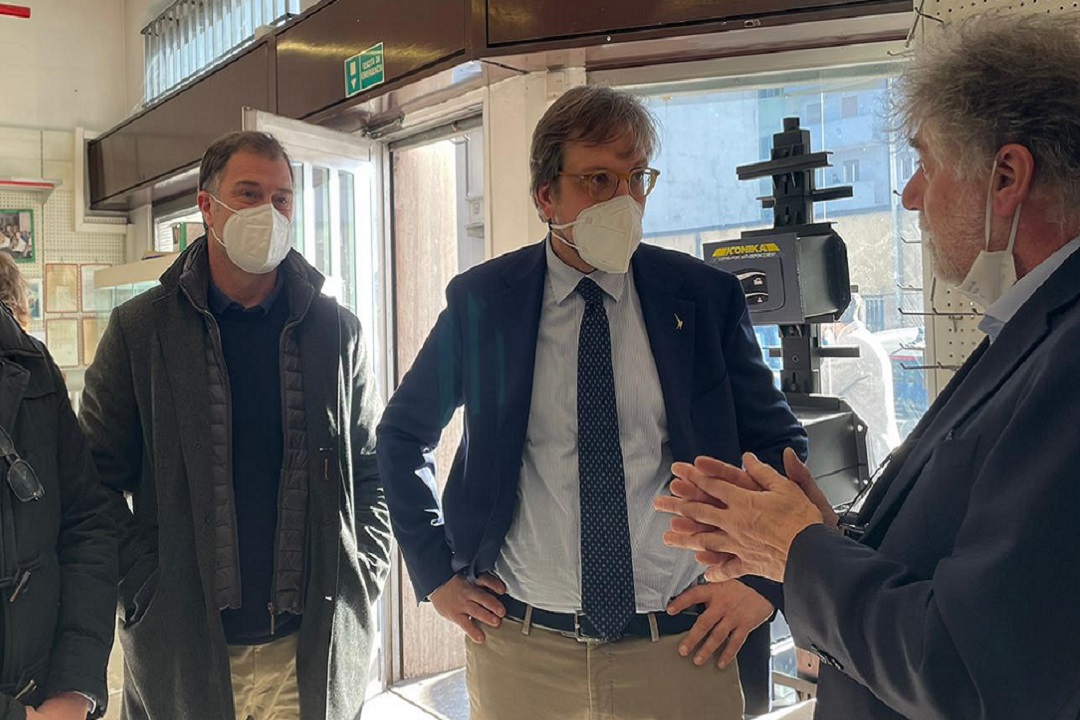 L'assessore Guidesi e il sottosegretario Rossi a Lecco, durante il Tour imprese