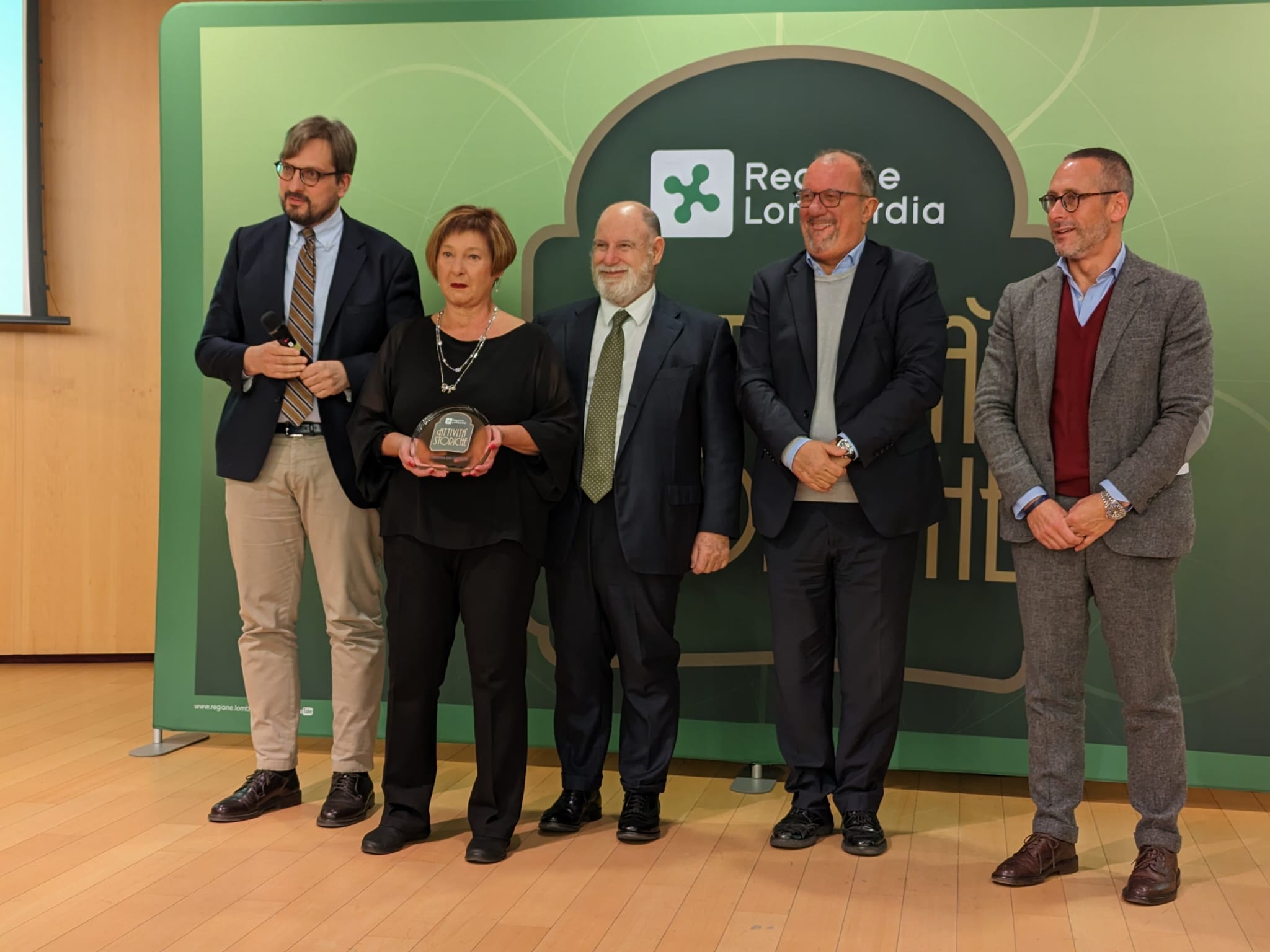 attività storica provincia Lecco premiazioni con Guidesi